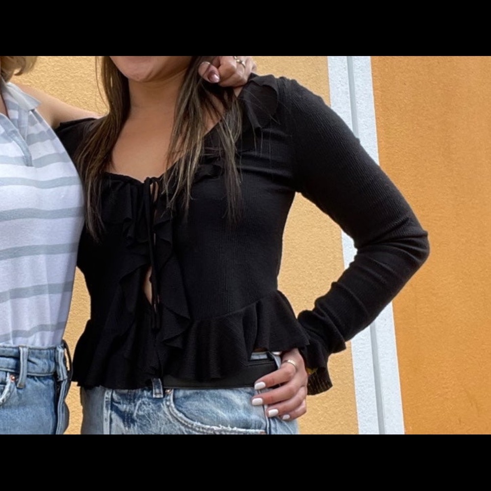 Free People black sweater top size M